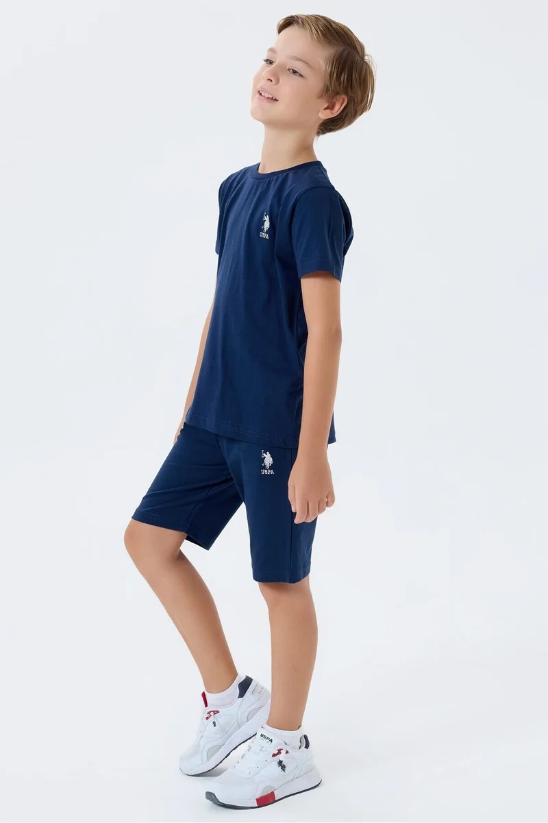U.S. Polo Assn. U.S. Polo Assn. Boys Navy Bermuda Set